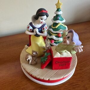 Snow White Christmas Figurine